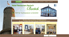 Desktop Screenshot of hotel-restaurant-bartsch.de
